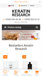 Mobile Screenshot of keratinresearch.net